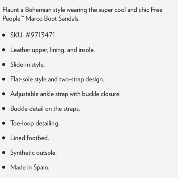 Free People Black and Brown Sandals - Picture 10 of 11